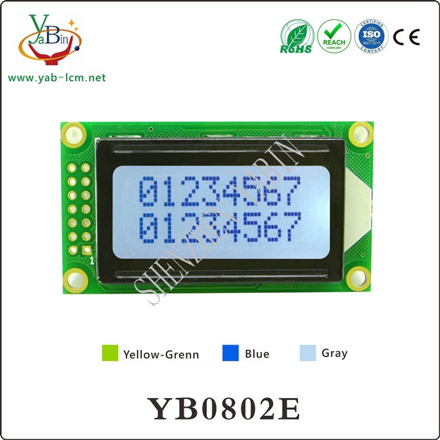 Character lcd module 8X2 YB0802E