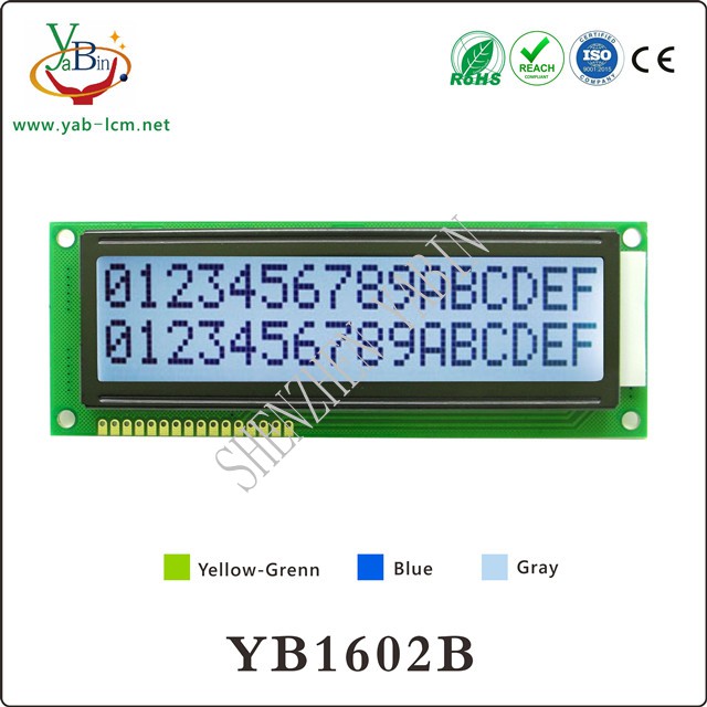 Big Character LCD 16x2, LCD Display YB1602B