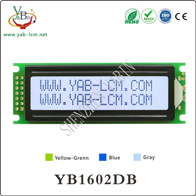 LCD Display 16x2, LCD Module 16x2 YB1602DB