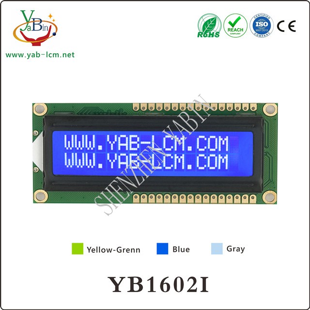1602 character lcd display module YB1602I