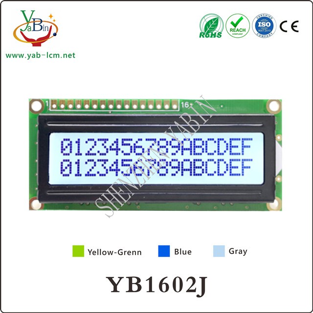 16X2 lcd module with IIC/3-SPI interface YB1602J