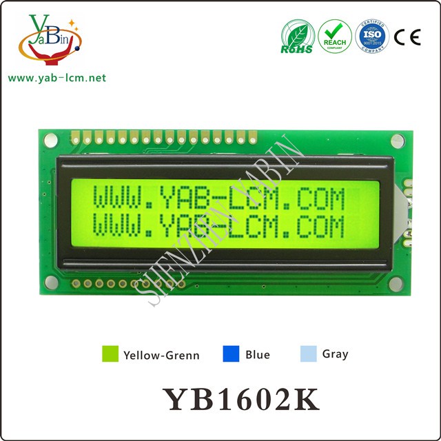 LCD Character Modules 16x2 YB1602K