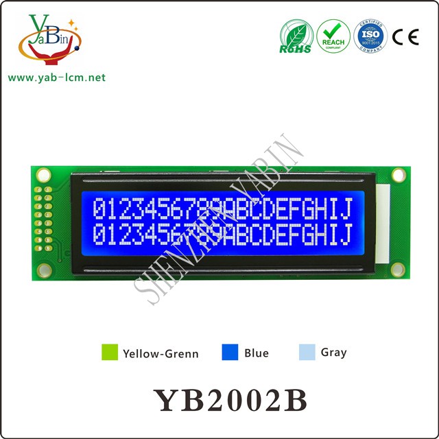 20x2 Character LCD Modules YB2002B