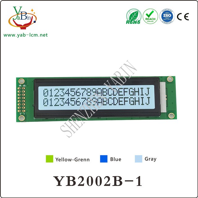 Character LCD Display 20x2 YB2002B-1