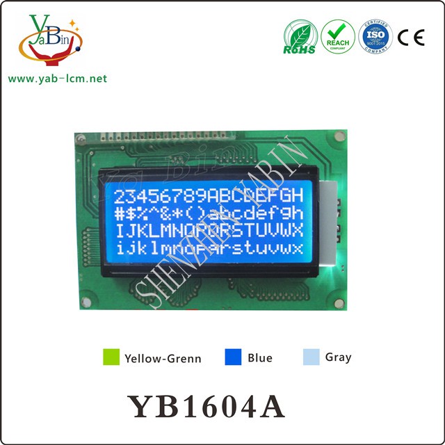 Character LCD Display 16x4, Display LCD 16x4 YB1604A