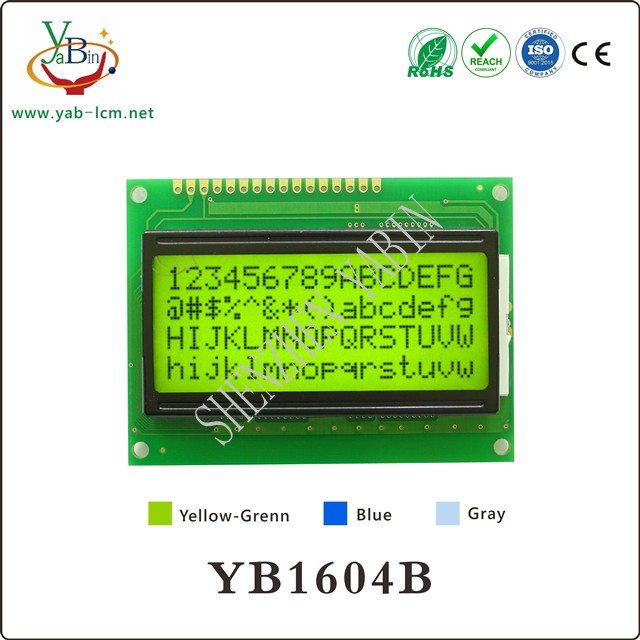 16X4 character lcd display YB1604B