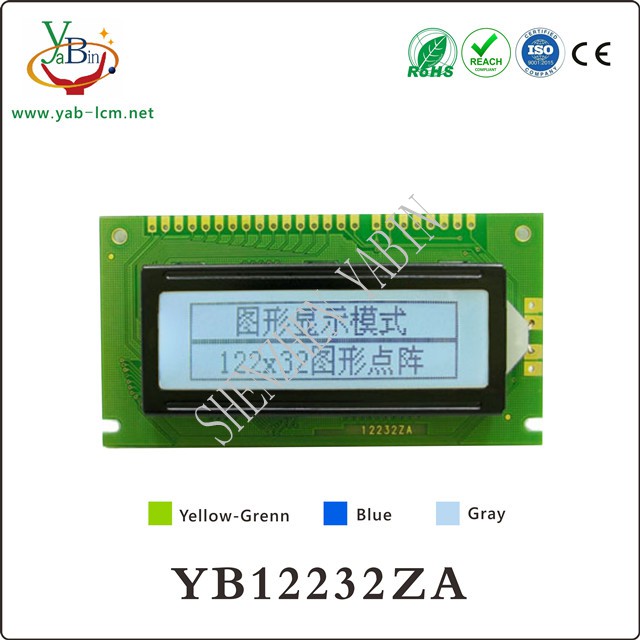 LCD Display Graphic 122x32 YB12232ZA