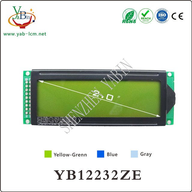 122 x 32 Liquid Crystal Display YB12232ZE