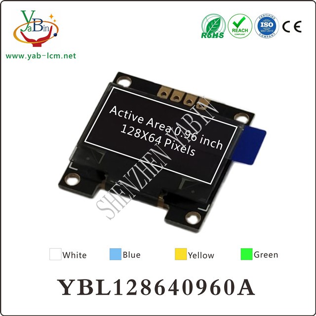 0.96 INCH 128x64 OLED module YBL128640960A
