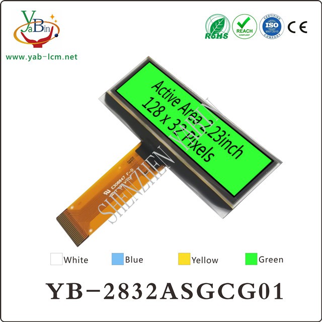 2.23 inch 128x32 OLED screen:YB-2832ASGCG01