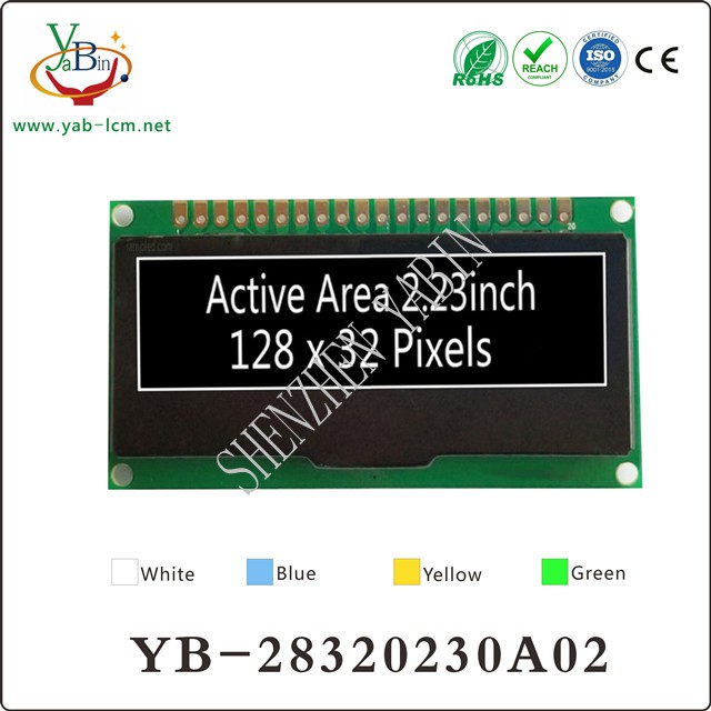 2.23 inch 128X32 OLED module :YB28320230B