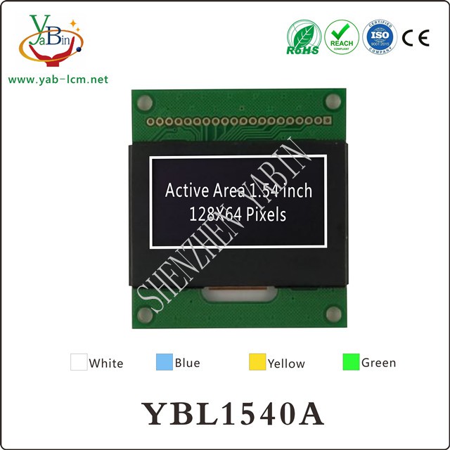 1.54 inch 128X64 OLED display :YB1540A