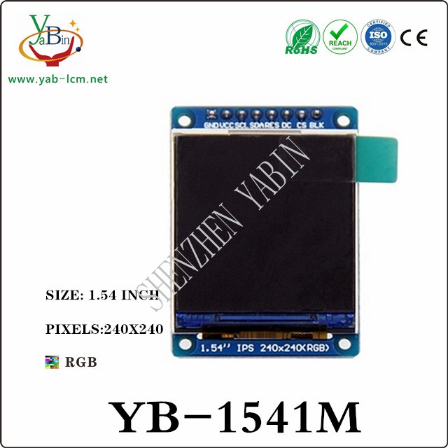 1.54 inch 240x240 IPS TFT module:YB-1541M