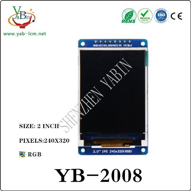 2 inch 240X320 IPS TFT module:YB-2008