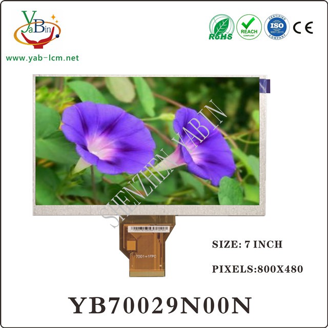 7 inch 800X480 TFT screen :YB70029N00N