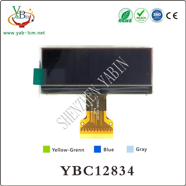 128X34 COG LCD YBC12834