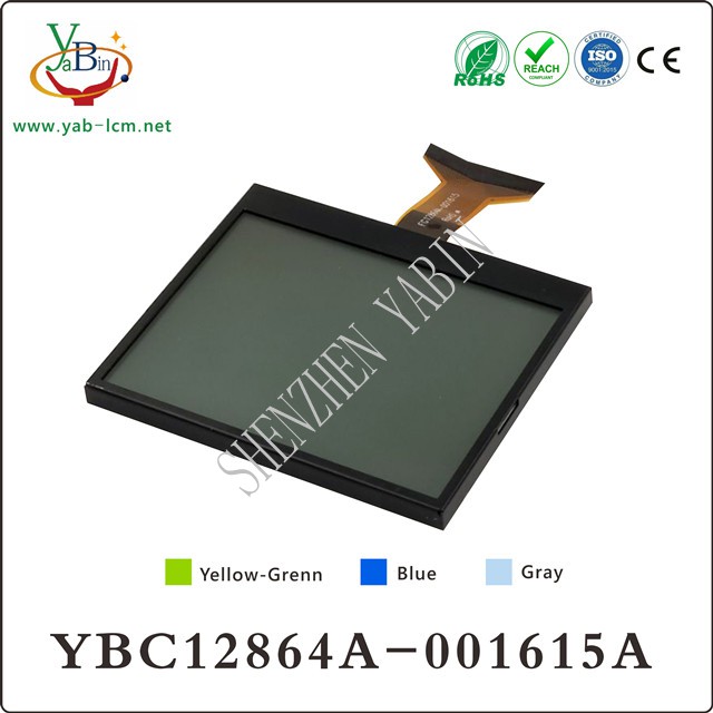 128x64 COG LCD Module YBC12864A-001615A