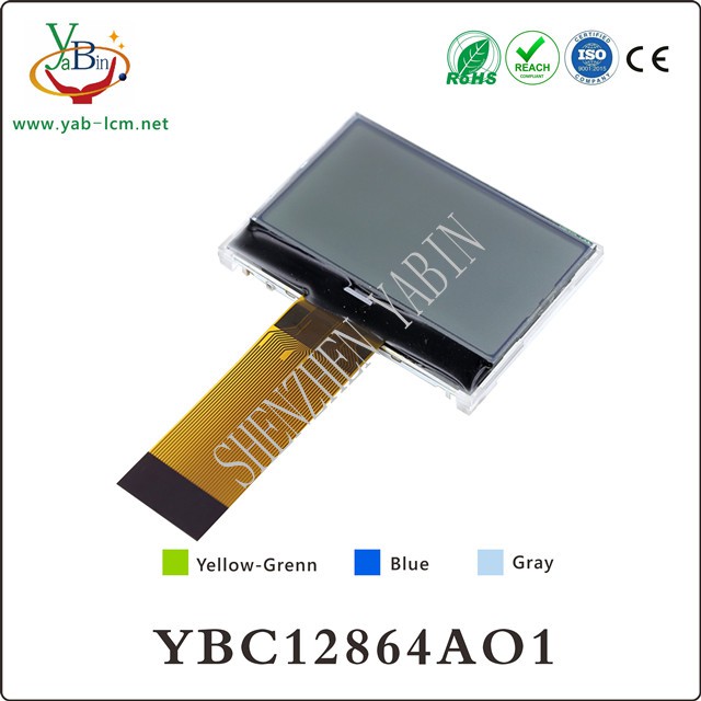 Chip-on-Glass LCD Module 128x64 YBC12864AO1